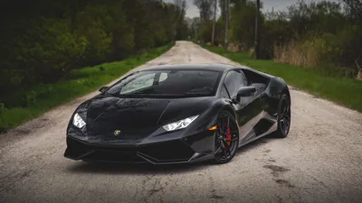 Lamborghini Huracan LP 610 4 4K Ultra HD Black Supercar Wallpaper