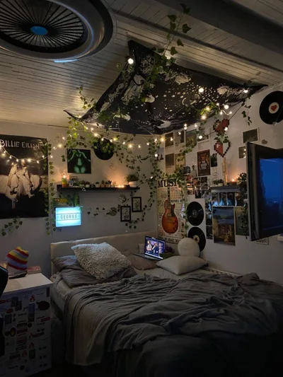 Beautiful Dark Feminine Bedroom Decor