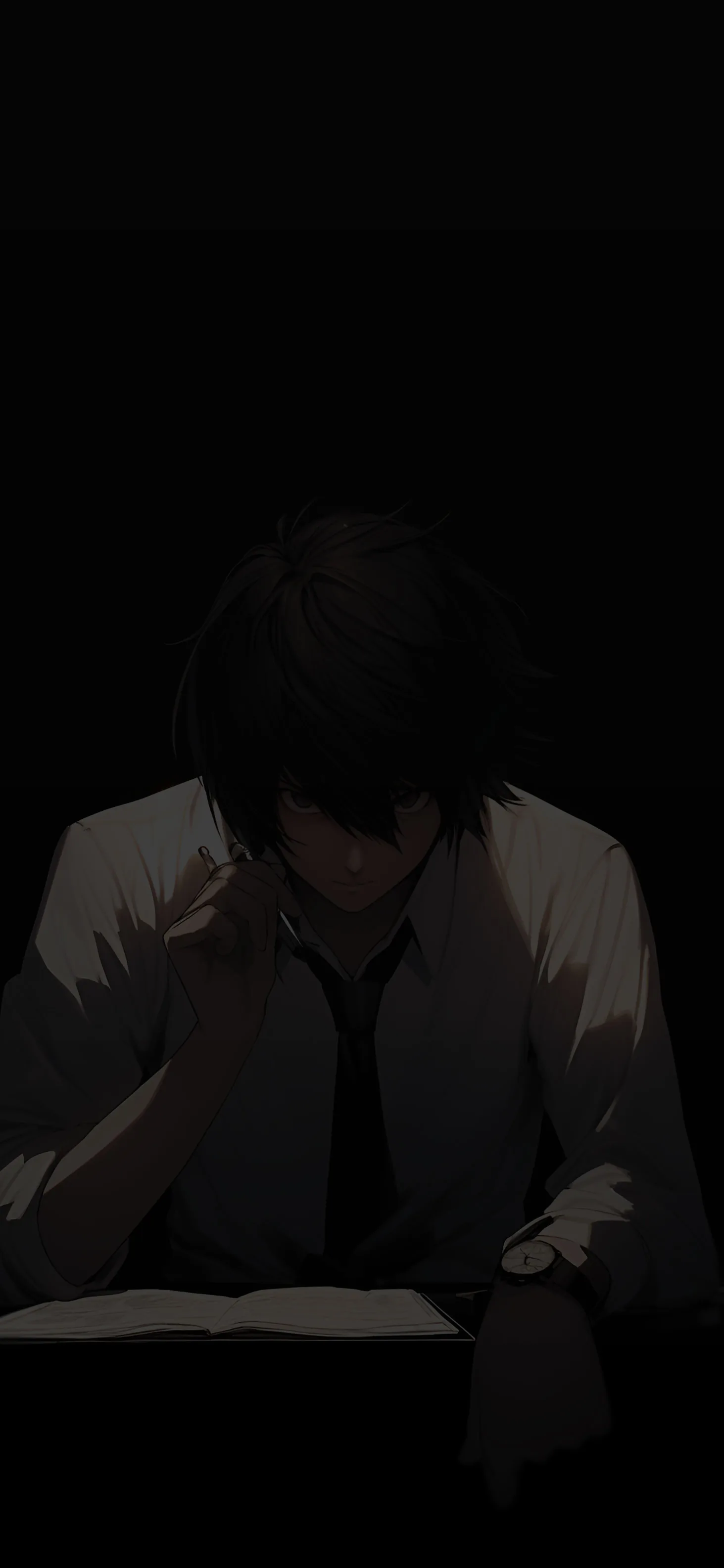 Death Note L Black Art Wallpapers Dark Anime Wallpapers iPhone