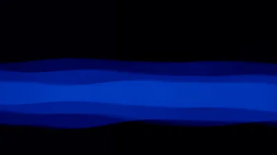 Cobalt Wave Band Across Black HD Wallpaper