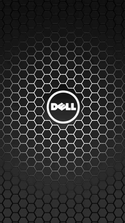 Phone wallpaper Dell, Technology, Hexagon