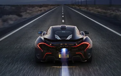 Desktop wallpaper Car, Black Car, Mclaren P1, Supercar, Mclaren, Vehicles 4K free down