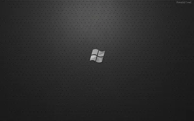Small Windows Logo on Dark Texture HD Wallpaper