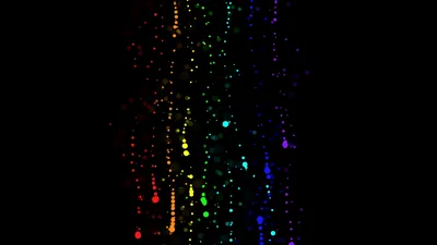 IPhone Black Rainbow Wallpaper and Background
