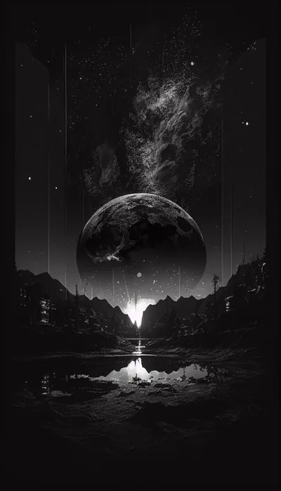 Get Lost In The Dark Elegance Of Our 4k Black Aesthetic