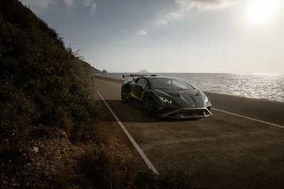 Wallpaper Lamborghini, black, Huracan STO for mobile and desktop, section lamborghini