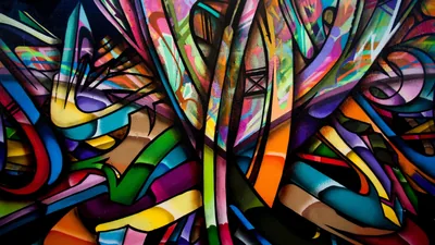 Wildstyle Abstract Graffiti Wall HD Wallpaper
