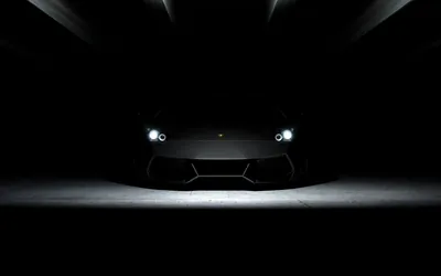 Supercar Front End in a Dark Garage HD Wallpaper