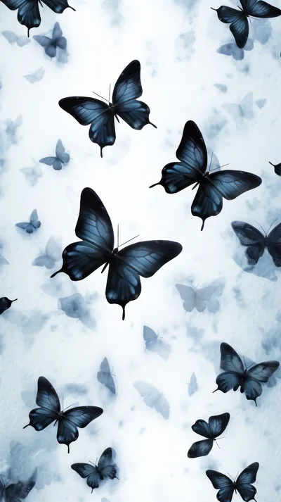 Black Butterflies Wallpapers Images