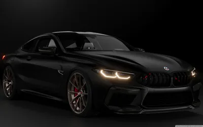 Black BMW M8 Car 4K UHD Wallpaper for UltraHD Desktop and TV Widescreen and UltraWide