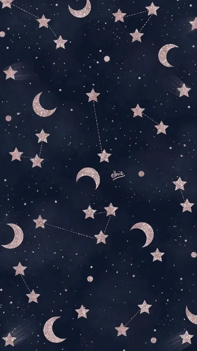 Cute Black Moon Wallpaper
