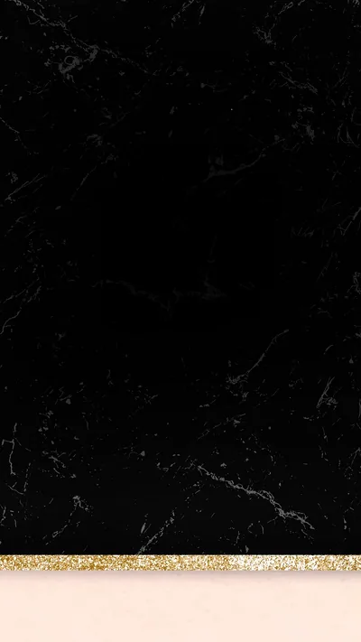 Black aesthetic marble golden sparkly