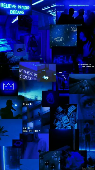 Blue and Black Aesthetic Wallpapers Blue and Black Aesthetic