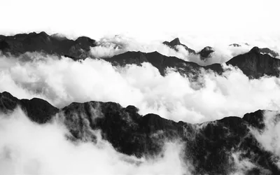 black and white abstract iMac Wallpaper