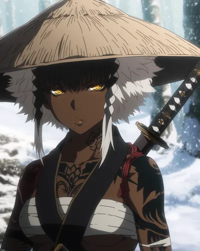 Black Anime Charcter Wallpaper