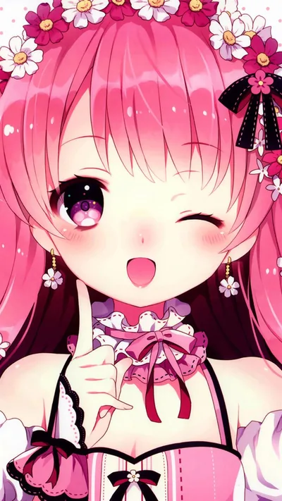 Anime Cute Girl iPhone 8 Wallpapers
