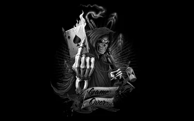 Dark Reaper Game Over HD Wallpaper