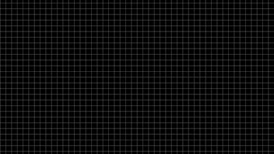 White Grid Lines on Black HD Wallpaper