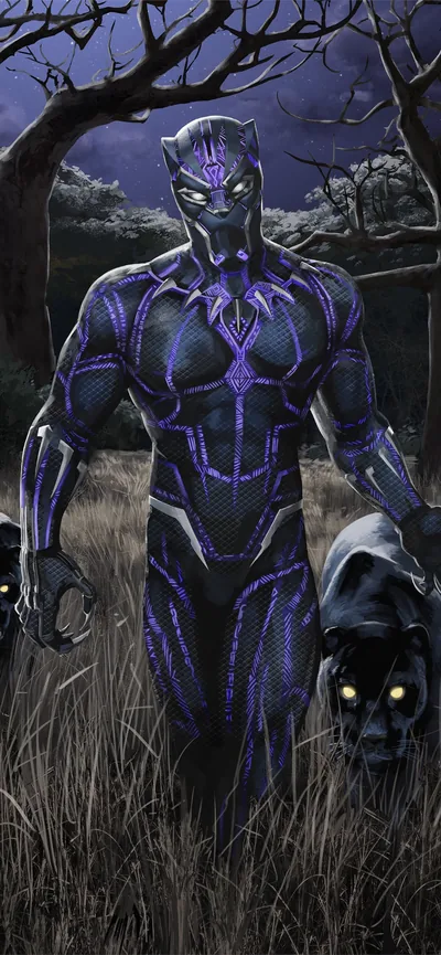 black panther marvel iPhone Wallpapers