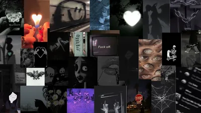 Grunge Dark Aesthetic Prints, Collage Maker, Wallpaper
