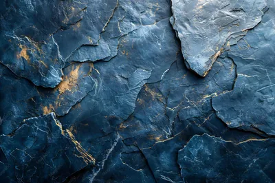 Blue marble texture background dark blue with space for text or design
