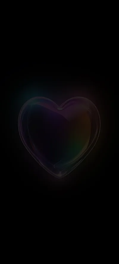 Aura Heart Black Wallpapers Aesthetic Wallpaper