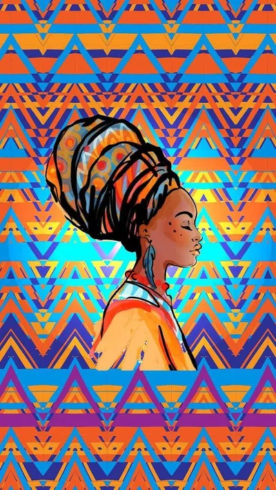 Black Woman Art Wallpaper and Background