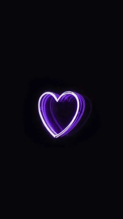 Purple And Black Heart Wallpapers