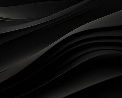 Smooth Black Layered Waves HD Wallpaper