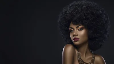 Black Girl With Red Lipstick In Black Background HD Black Girl Wallpapers