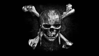 Bandana Skull Over Crossed Bones HD Wallpaper