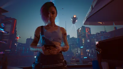 Tattooed Girl in Evening Light HD Wallpaper
