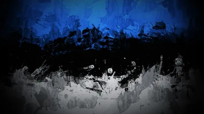 Blue Black White Wallpaper