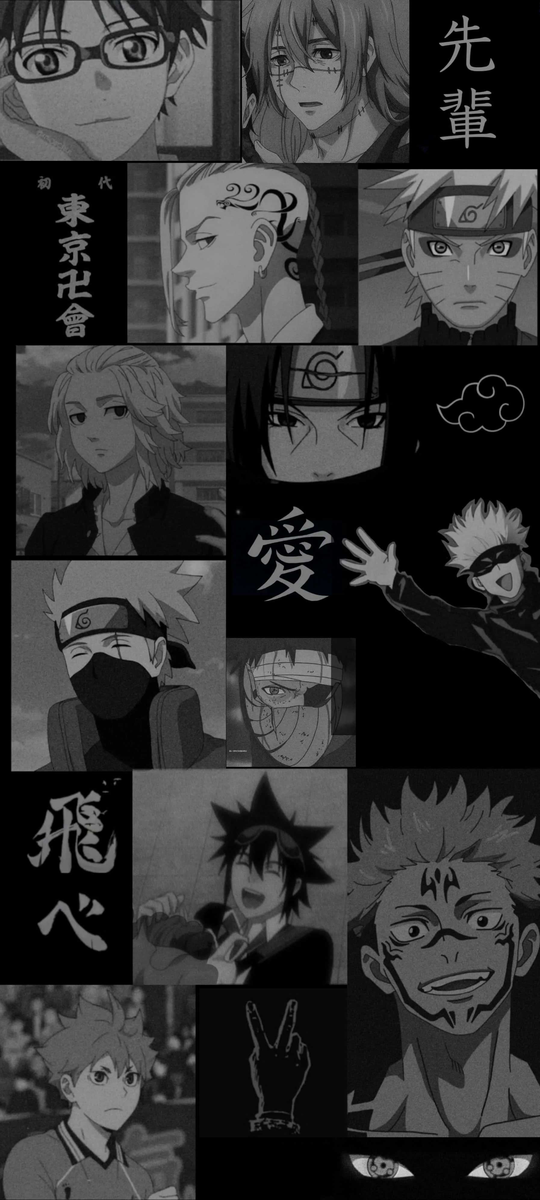 Dark Aesthetic Cartoon Wallpaper