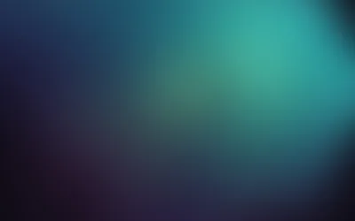Deep Teal Glow on Dark Blur HD Wallpaper