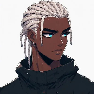Black anime characters ideas