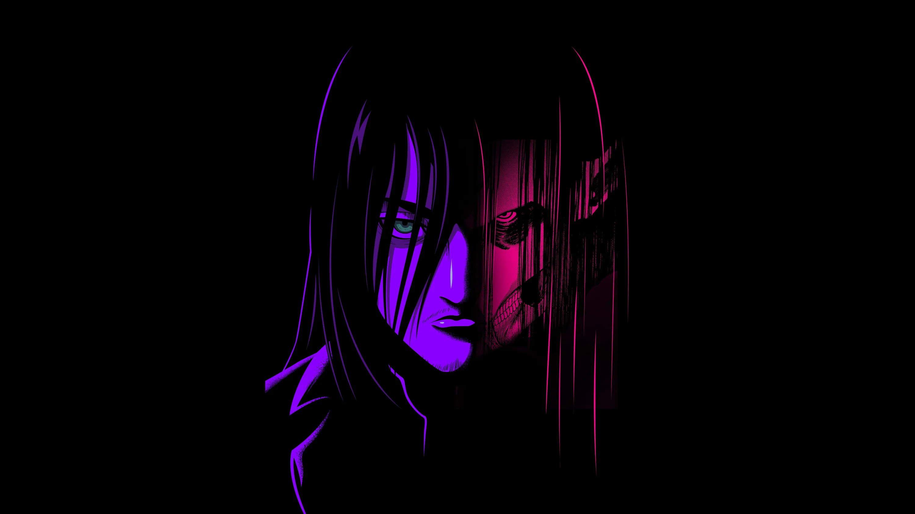 Black Anime 4k PC Wallpapers