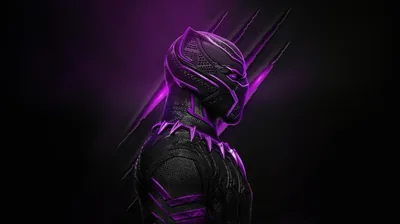 Purple Panther Suit in Profile HD Wallpaper