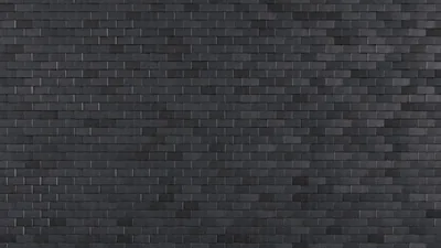 Charcoal Brick Tile Wall HD Wallpaper