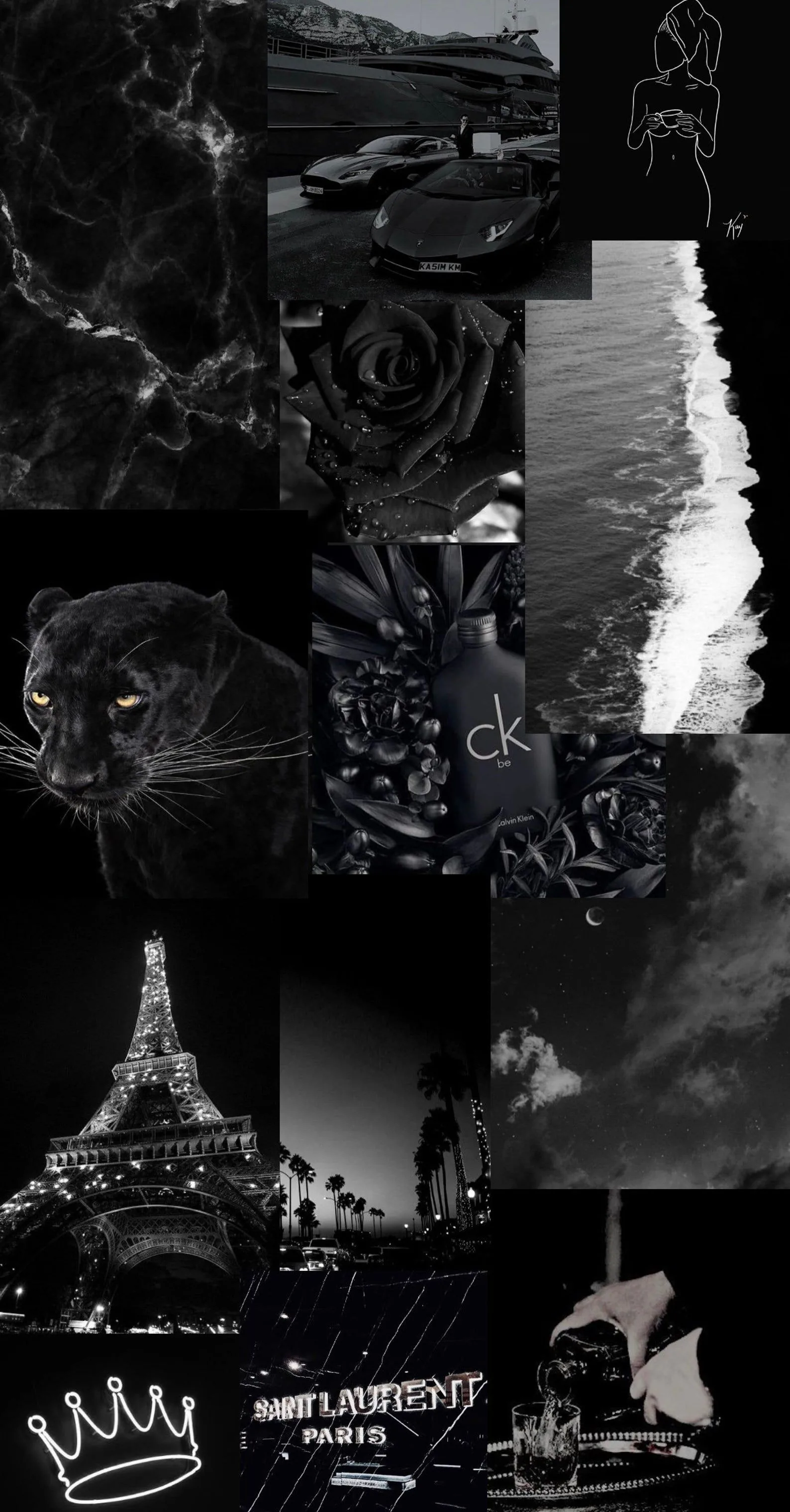 Simple Black Wallpaper for iPhone