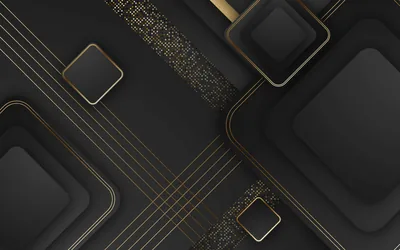 Experience the Luxury of Black Gold Wallpaper
