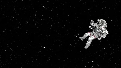 Black Space Wallpaper