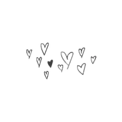 Black And White Hearts Tumblr