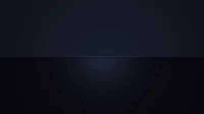 Blue Glow Along a Dark Horizon Line HD Wallpaper