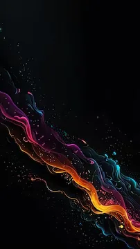 Black Super AMOLED Background