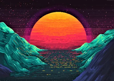 Retro Sunset Wallpapers