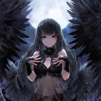 Anime Girl Dark Angel Wallpapers