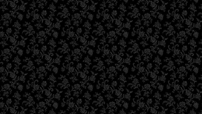 Dark Damask Floral Pattern HD Wallpaper