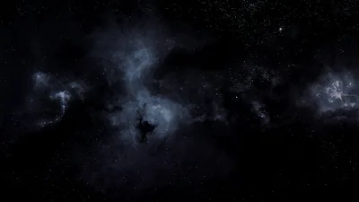 Faint Blue-Grey Nebula Dust HD Wallpaper