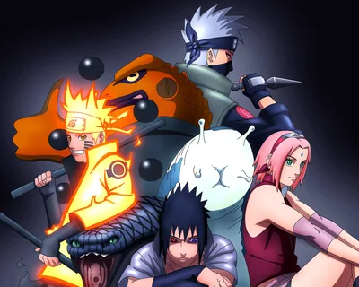 Team 7 Group Art with Black Orbs HD Wallpaper